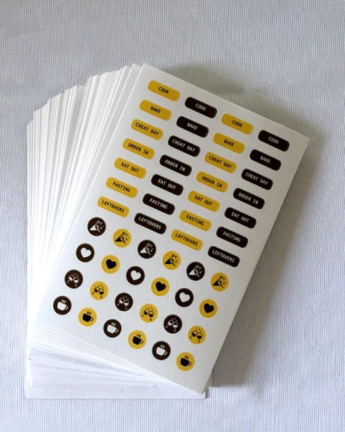 Meal Planner Stickers (Pack of 2 Sheets)