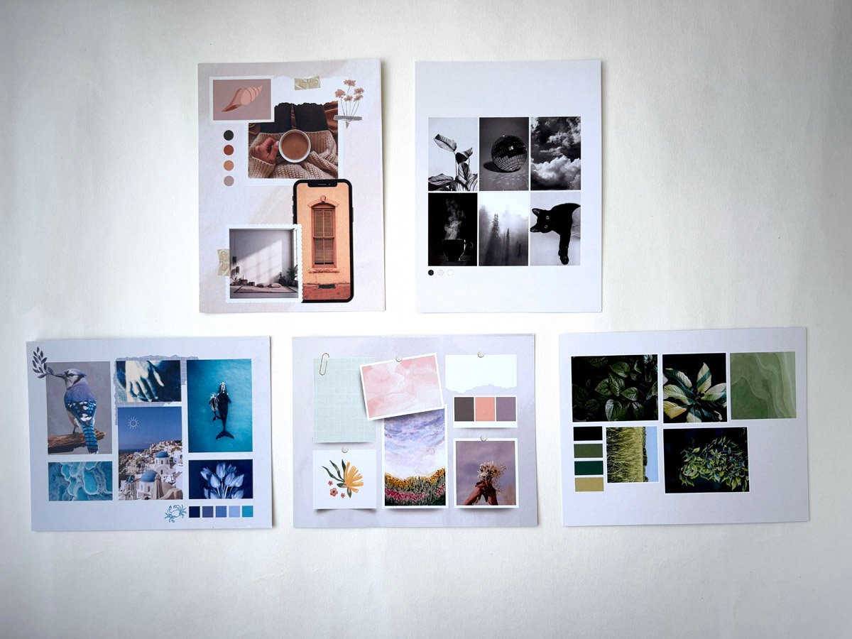 MOODBOARD STICKERS (SET OF 5) Decluttercat Moodboard Stickers - Decluttercat - 1